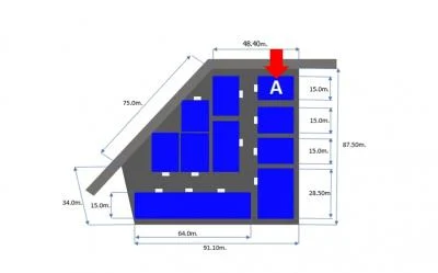 R16A — โกดังสำเร็จรูปให้เช่านิคมฯบางเพรียง 300 ตรม.