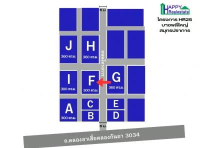 R25F — โกดังสำเร็จรูปให้เช่า บางพลีใหญ่ อ.บางพลี สมุทรปราการ 300 ตรม.