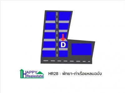 R28D — โกดังเช่าแหลมฉบัง-พัทยา รวมพื้นที่ใช้สอยทั้งหมด 255ตร.ม.