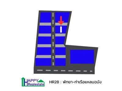 R28I — โกดังเช่าแหลมฉบัง-พัทยา รวมพื้นที่ใช้สอยทั้งหมด 500ตร.ม.