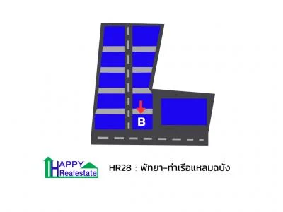 R28B — โกดังเช่าแหลมฉบัง-พัทยา รวมพื้นที่ใช้สอยทั้งหมด 484ตร.ม.