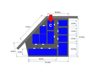 R16C — โกดังสำเร็จรูปให้เช่านิคมฯบางเพรียง 500 ตรม