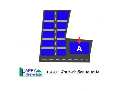 R28A — โกดังเช่าแหลมฉบัง-พัทยา รวมพื้นที่ใช้สอยทั้งหมด 1,012ตร.ม.
