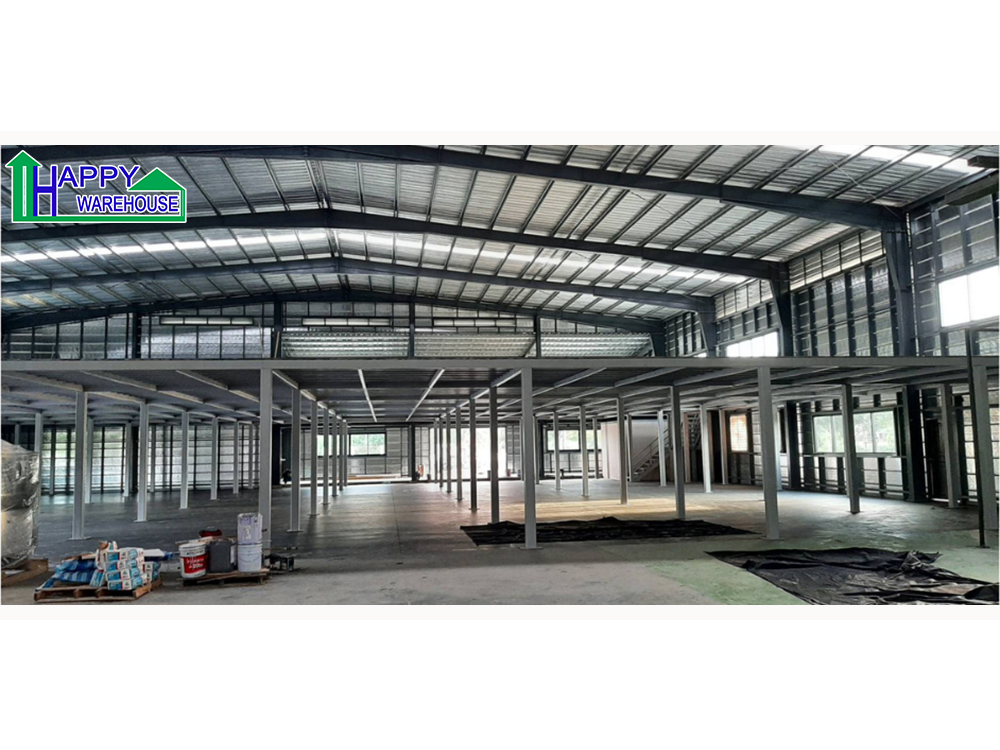 ผลงานโกดังสำเร็จรูป รุ่น HW-H ขนาด 30x138x7.5 เมตร รูปที่ 3