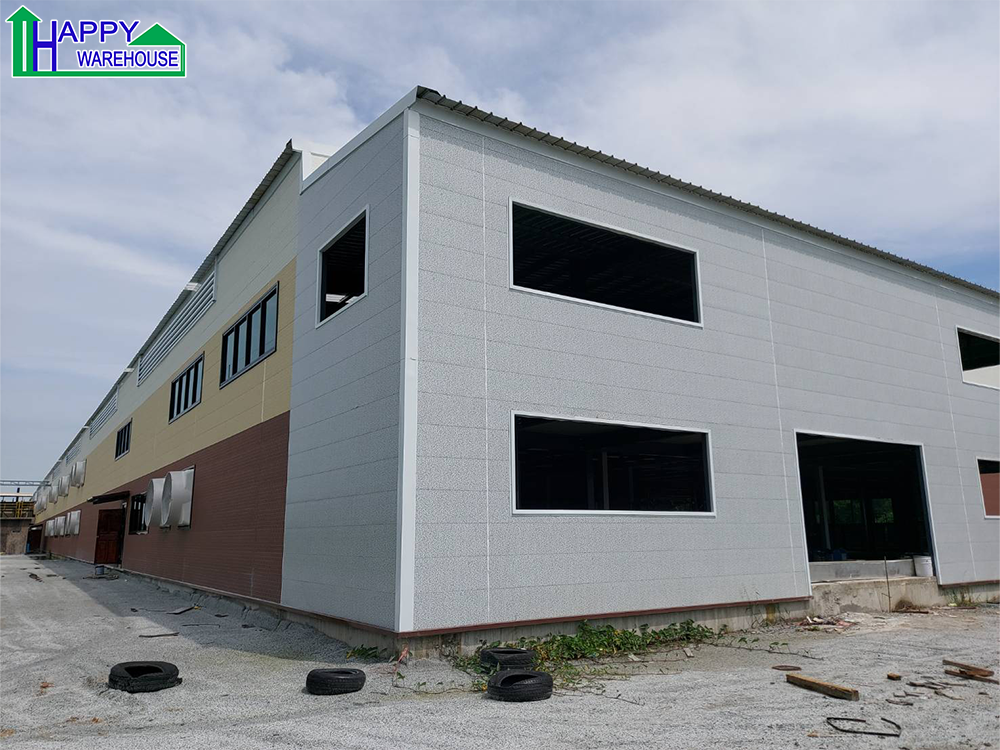 ผลงานโกดังสำเร็จรูป รุ่น HW-H ขนาด 30x138x7.5 เมตร รูปที่ 8