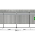 ผลงานโกดังสำเร็จรูป รุ่น HW-HC ขนาด 8x21x6.9 เมตร รูปที่ 4