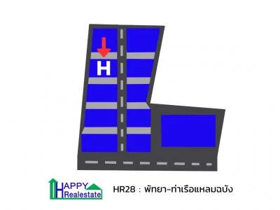 R28H — โกดังเช่าแหลมฉบัง-พัทยา รวมพื้นที่ใช้สอยทั้งหมด 600ตร.ม.